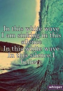 in this silence